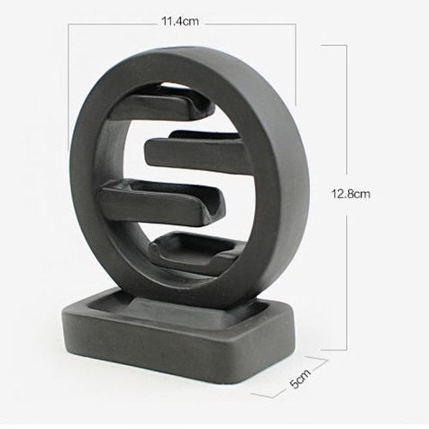 Ceramic Incense Burner Backflow – Square Smoke Waterfall Holder Home Decor