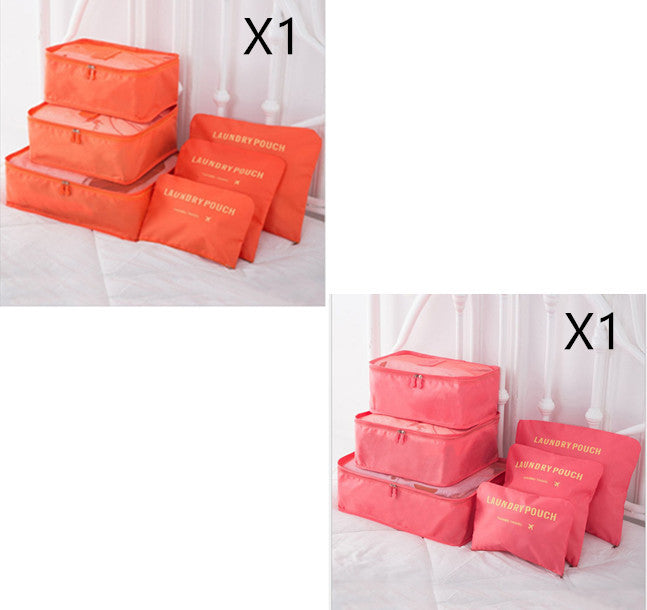 Travel Clothes Organizer Bags Set – 6PCS Packing Cubes for Luggage & Efficient Packing System