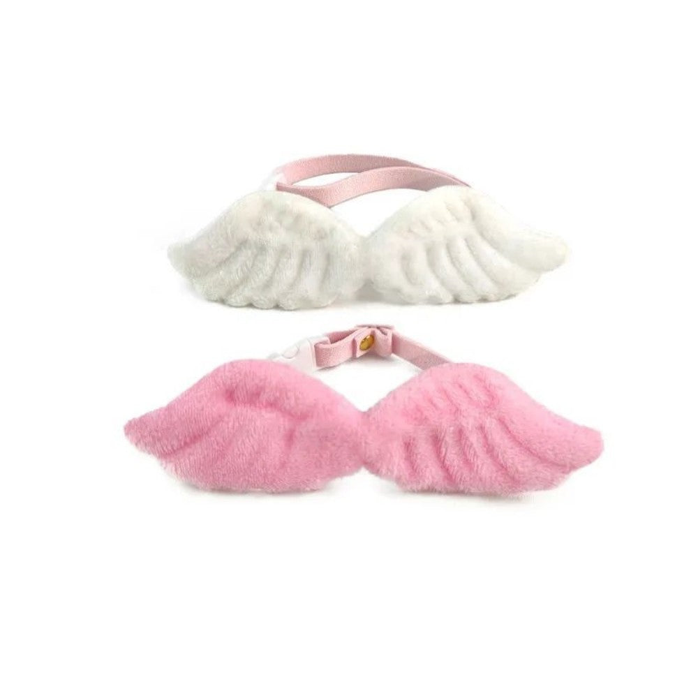 Cat & Dog Angel Wings Collar – White Butterfly Pet Fashion Accessories