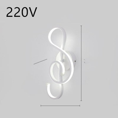 Nordic LED Wall Lamp – Minimalist Bedside Light
