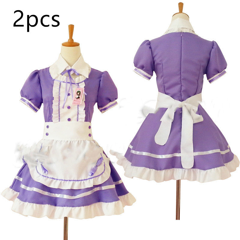 Anime Maid Cosplay Costume – Black & White Sexy Outfit for Halloween & Parties