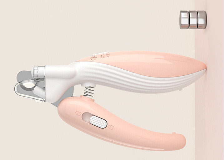 Safe Electric Dog Nail Clippers – LED Pet Nail Grinder for Cats & Dogs Grooming