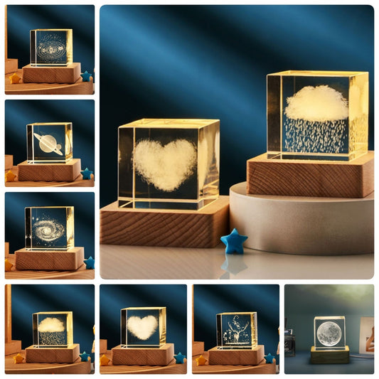 3D Crystal Glow Lamp – Ideal Kids Birthday Gift