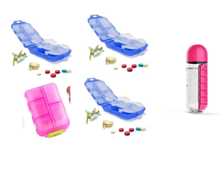 Moisture Proof Pill Organizer – 10 Grid Portable Medicine Box for Travel & Daily Health Use