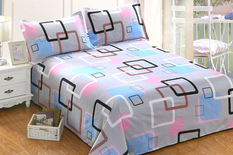Soft Cartoon Bed Sheets – Single Piece Bedding for Kids, Teens & Dorm Rooms