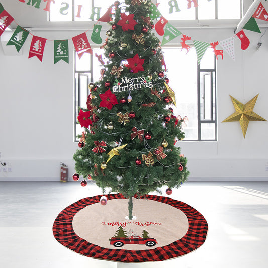 Christmas Linen Tree Skirt – Add Warm, Elegant Holiday Style
