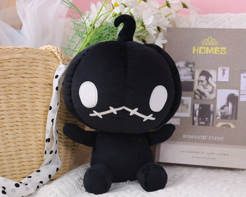 Halloween Plush Pumpkin Doll – Soft Holiday Stuffed Toy for Kids & Home Decor