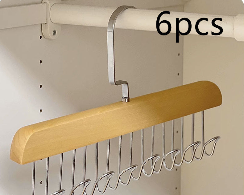 Home Closet Organizer Multi-Hook Storage Rack – Space Saving Clothes Hanger