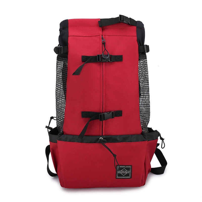 Portable Pet Carrier Backpack – Comfortable Dog Travel Bag for Small Pets