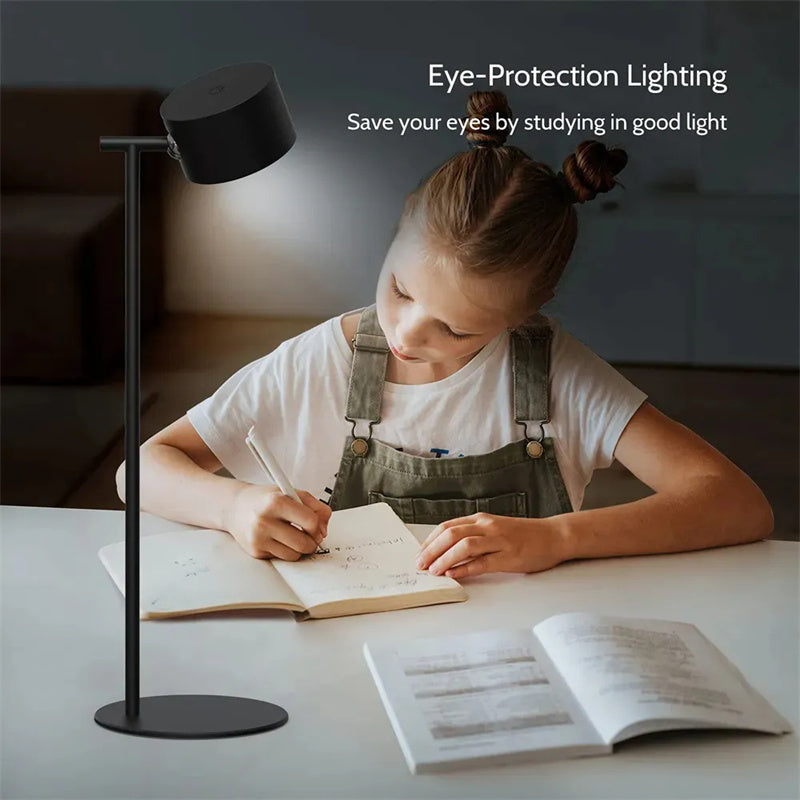 Smart Magnetic LED Table Lamp Wireless Rechargeable 360° Adjustable Night Light with Remote