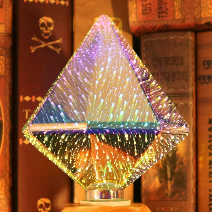 Christmas Fireworks Light Bulb – 3D LED Decorative Lamp for Festive Home Decoration