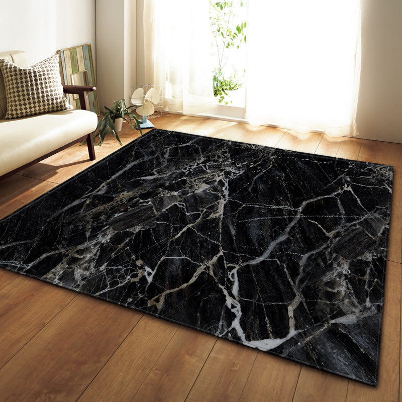 Marble Pattern Carpet Rug – Luxury Living Room & Bedroom Area Rug Home Decor
