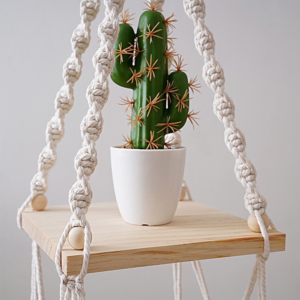 Bohemian Tapestry Shelf – Handmade Wall Hanging Shelf for Stylish Storage