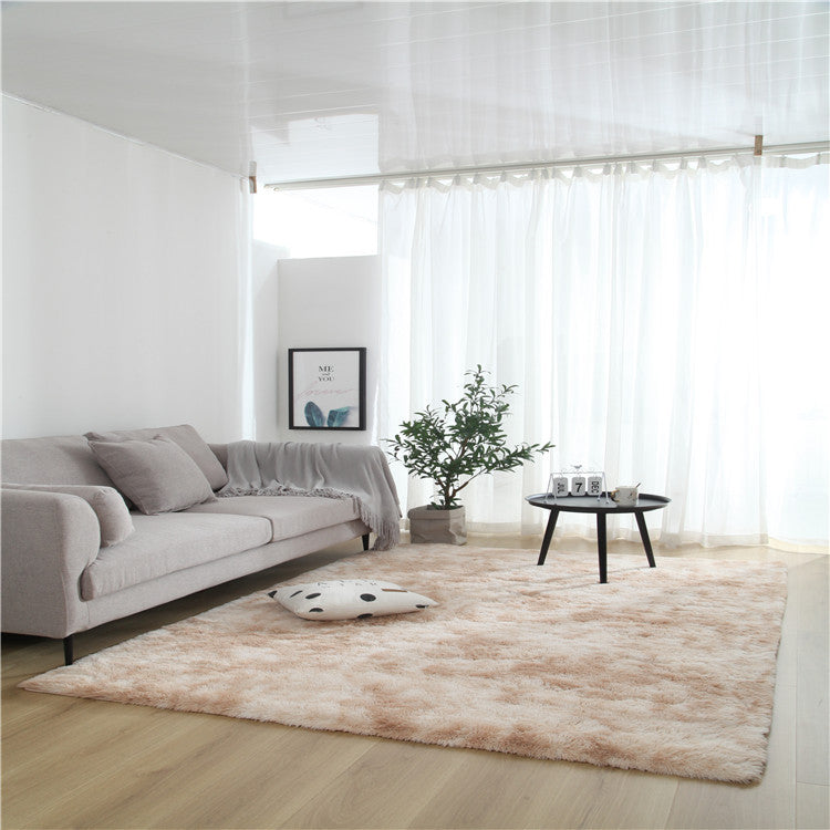 Aesthetic Tie-Dye Rug Carpet – Gradient Soft Floor Mat for Bedroom & Living Room Decor
