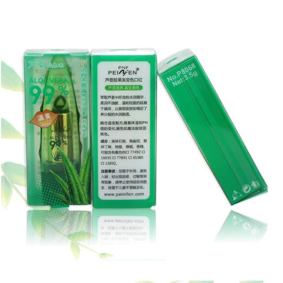 Aloe Vera Color Changing Lipstick – Hydrating Lip Balm Gloss