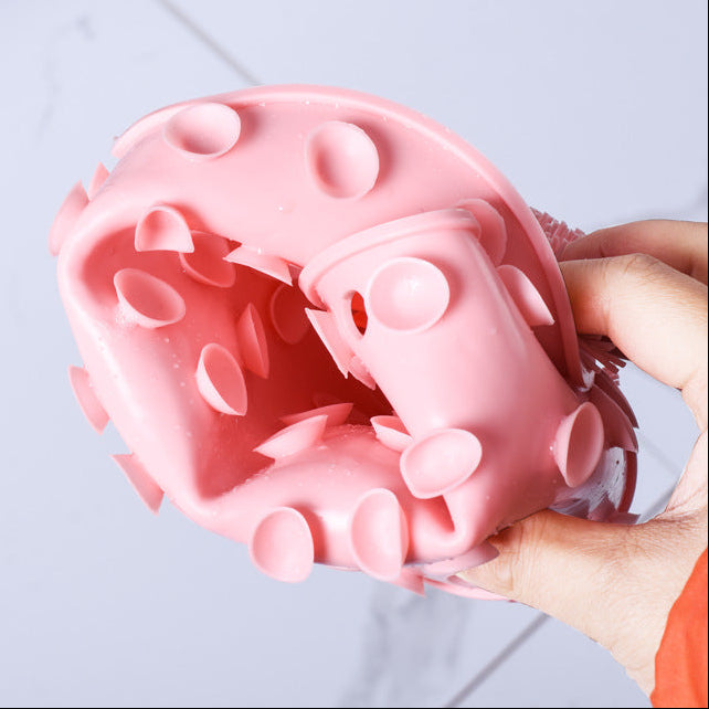 Shower Foot Scrubber & Massager – Non-Slip Silicone Bath Brush for Smooth Skin