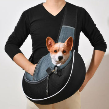Pet Carrier Crossbody Bag for Dogs & Cats – Portable Hands-Free Sling