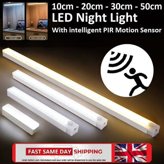 Rechargeable LED Strip Light with Smart Motion Sensor