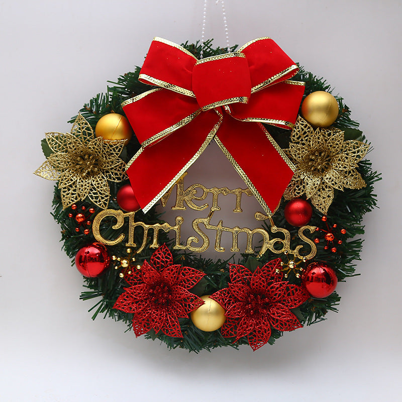 Christmas Garland Window Decoration – Festive Holiday Window Clings & Xmas Home Decor