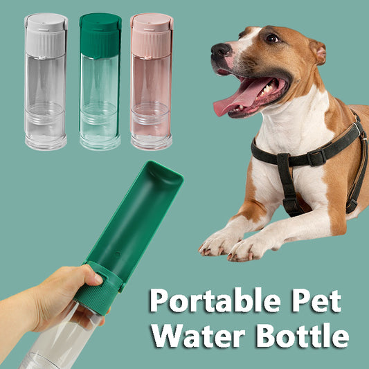 Pet Travel Water Bottle Bowl – Portable Dog Water Dispenser for Outdoor Walks & Trips