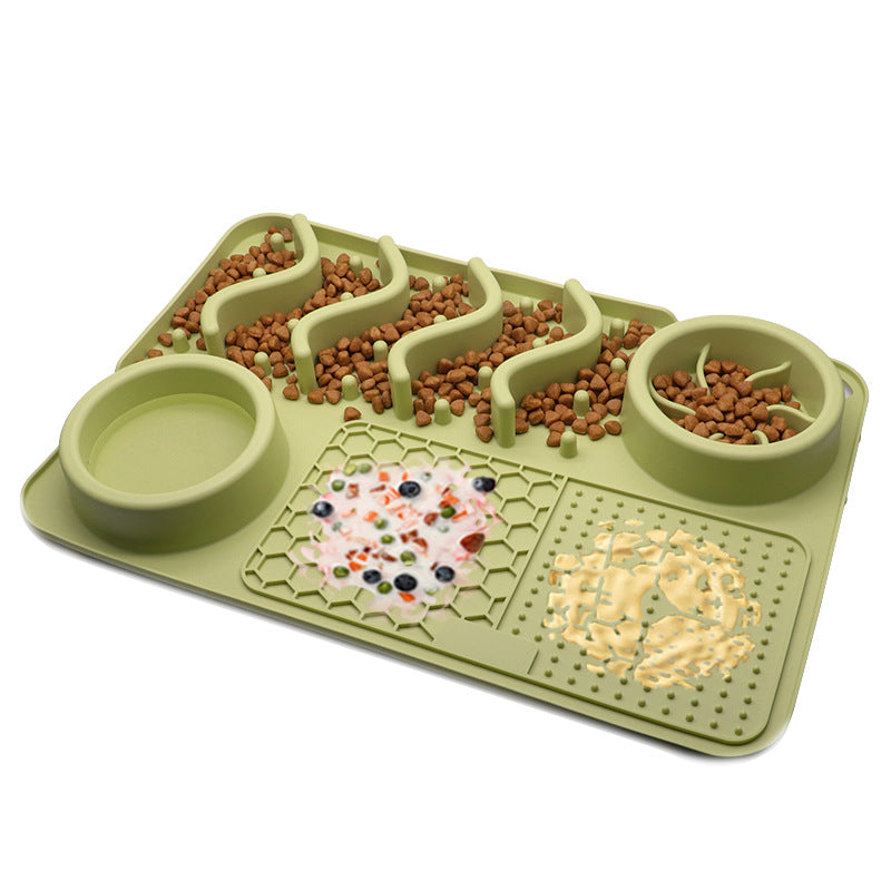 Non-Slip Dog Lick Mat – Calming Slow Feeder Pad for Anxiety