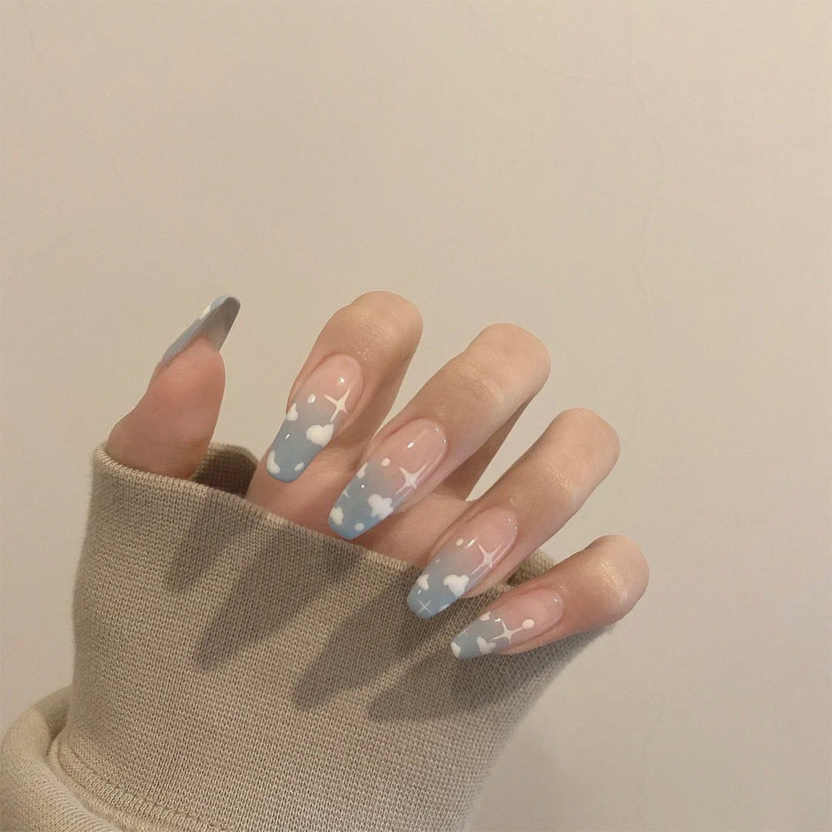 Fashion Press On Nails – Soft Fake Nails Salon Finish Nail Set