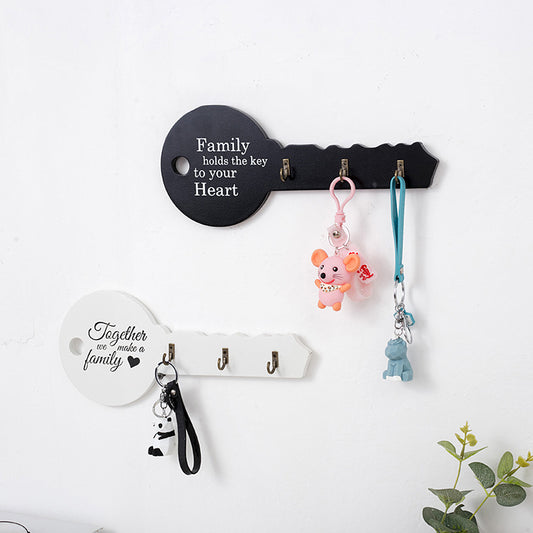 Decorative Hook Rack for Keys, Coats & Quick Grab