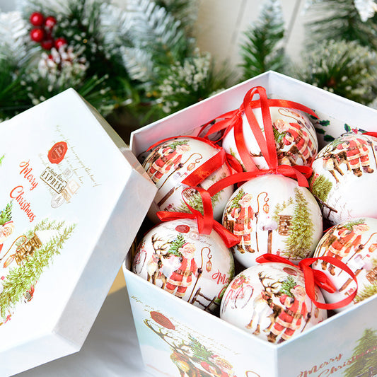 Christmas Tree Ornament Gift Box Pendant – Elegant Festive Decoration