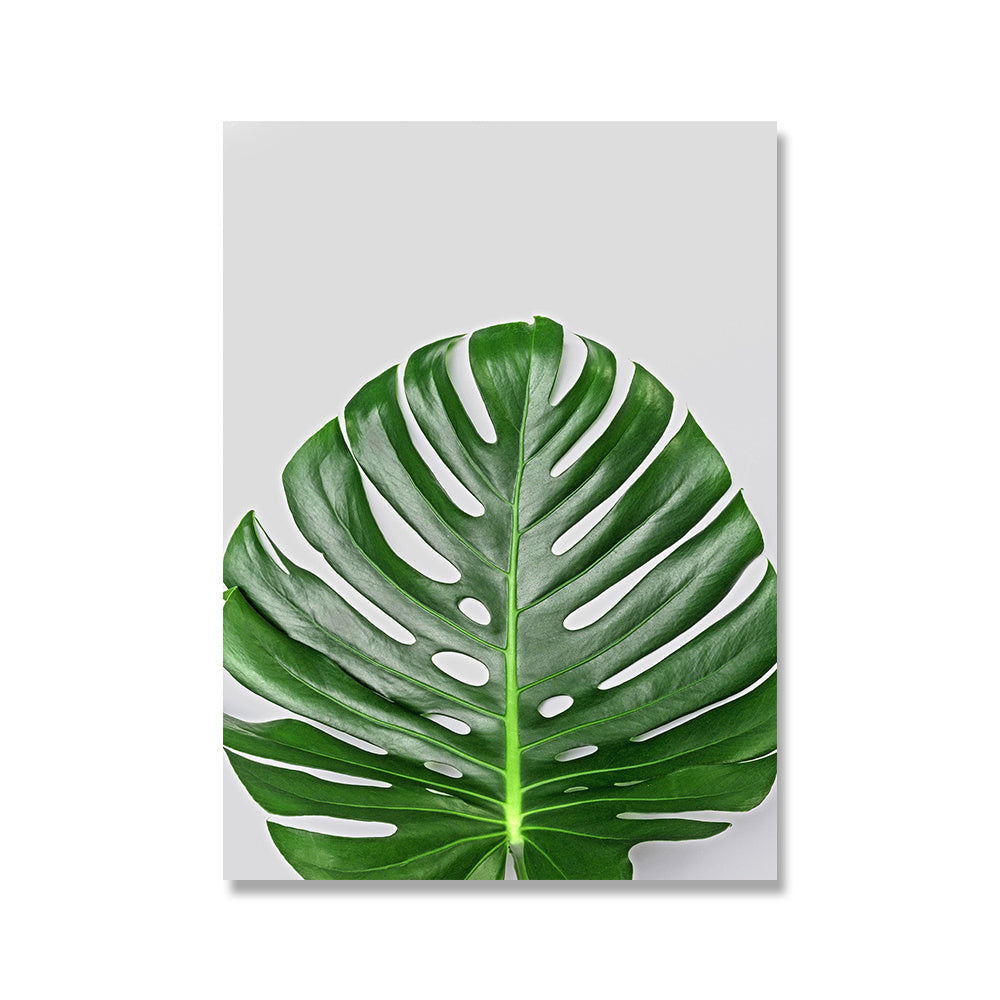 Green Plant Canvas Painting for Fresh Home Vibes