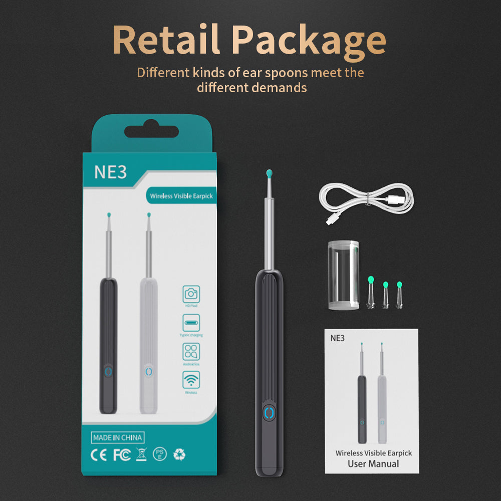 Smart Ear Cleaner with Camera – Wireless Ear Wax Removal Tool