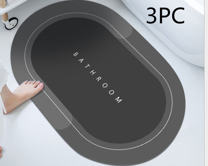 Non-Slip Quick Dry Bathroom Rug – Super Absorbent Soft Shower Floor Mat