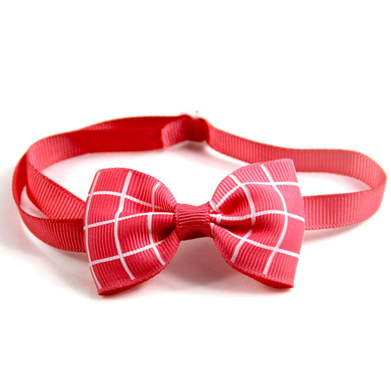 Stylish Plaid Dog & Cat Bandana – Soft Pet Scarf for Small & Medium Pets