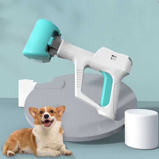 Portable Dog Waste Collector Pet Toilet Scoop Outdoor Pooper Scooper Plastic Clean Up Tool