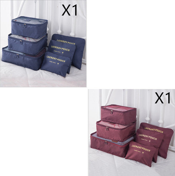 Travel Clothes Organizer Bags Set – 6PCS Packing Cubes for Luggage & Efficient Packing System