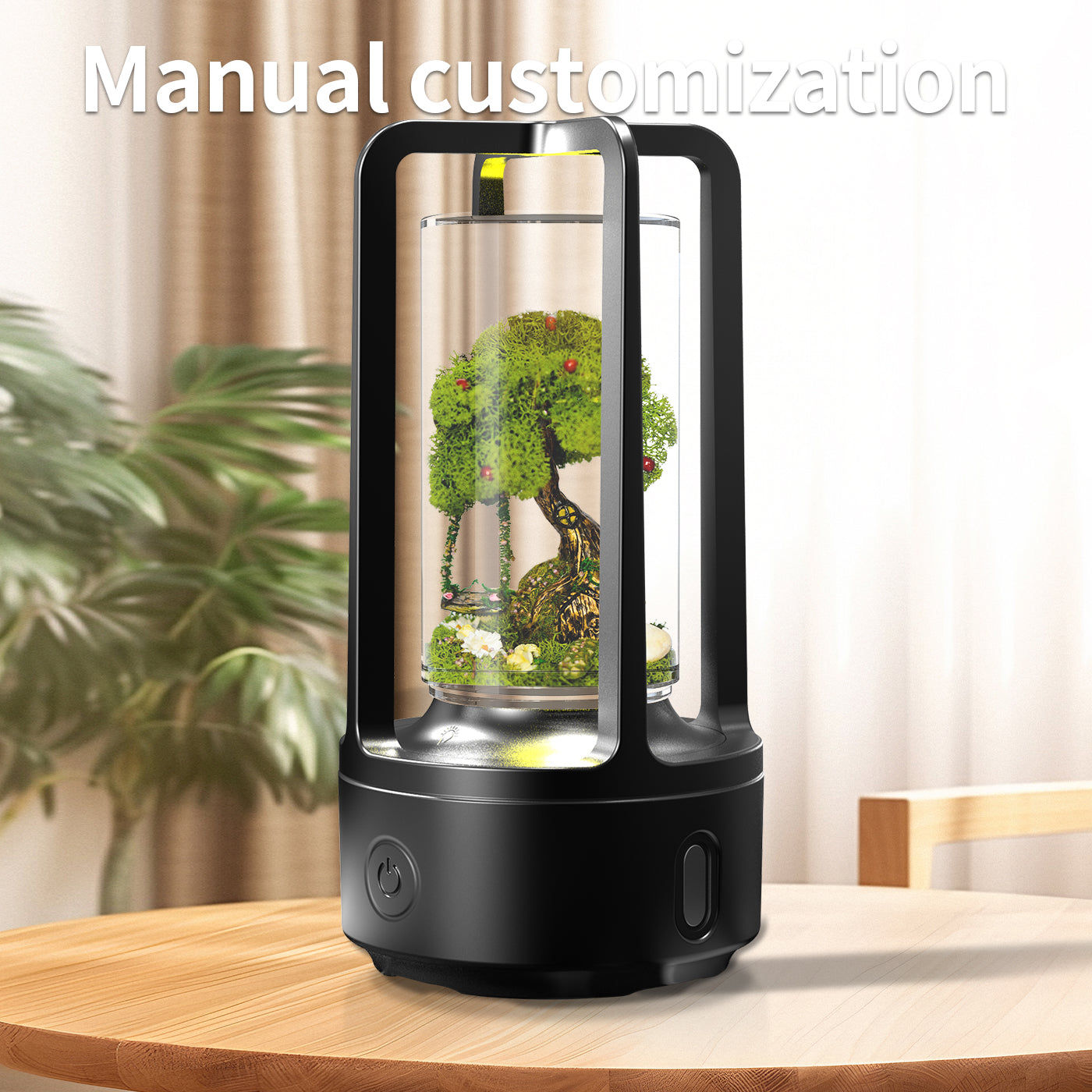 Crystal Audio Night Light Bluetooth Speaker – 2-in-1 Resin Decorative Lamp