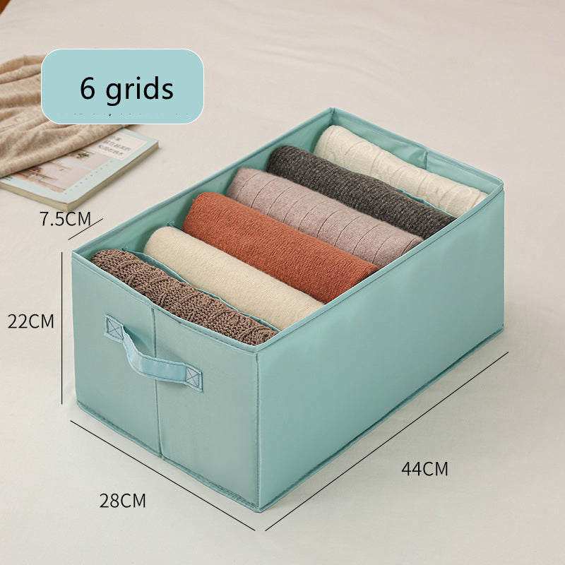 Wardrobe Storage Organizer Box – Clothes Denim Pants Folding Divider for Closet Use