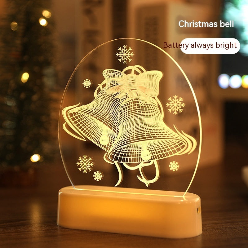 Christmas Atmosphere Night Light – LED Decorative Holiday Home Glow Lamp