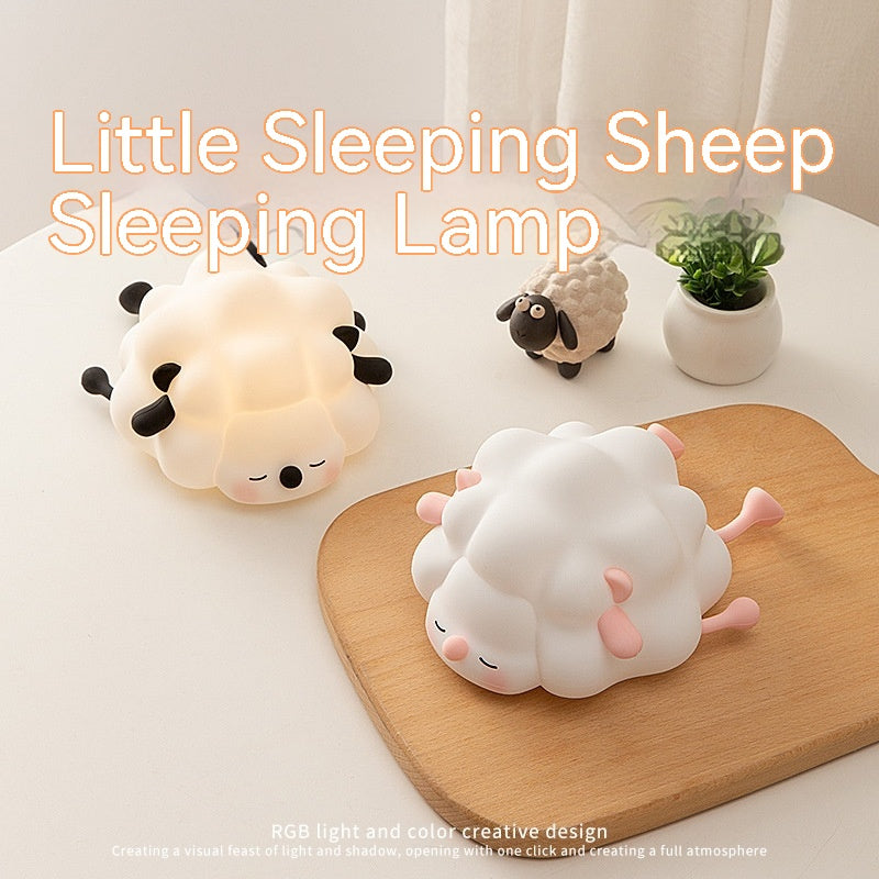Rechargeable Sheep Night Light for Children - adorable cartoon design for bedroom