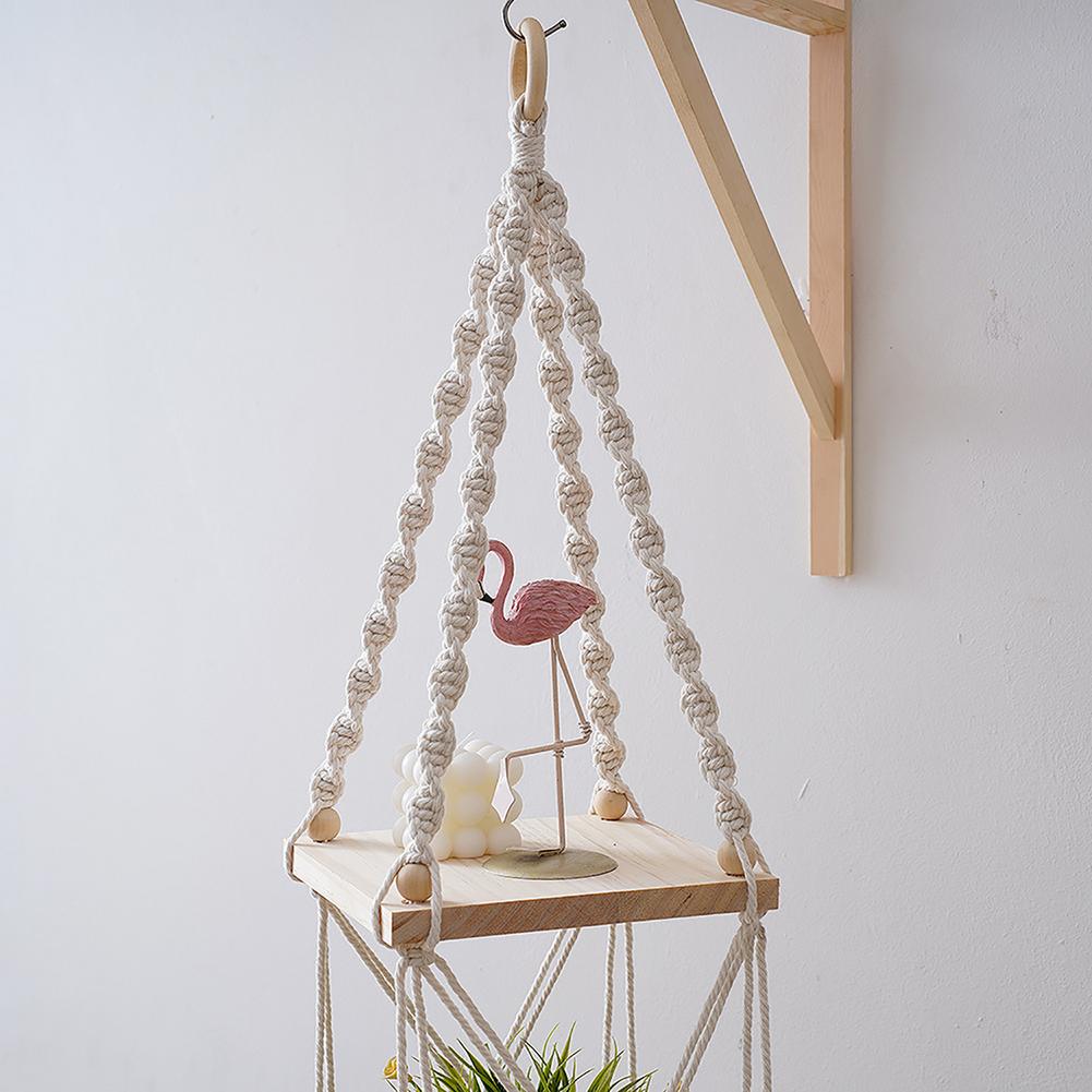 Bohemian Tapestry Shelf – Handmade Wall Hanging Shelf for Stylish Storage