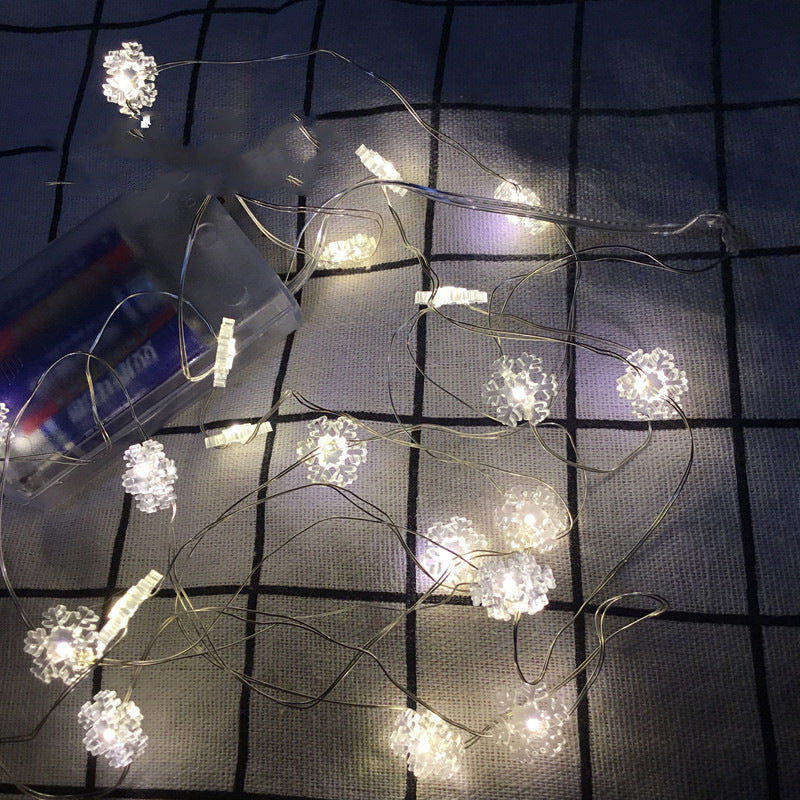 Halloween Christmas LED String Lights | Pumpkin Ghost Santa Snowflake Holiday Decor Lights