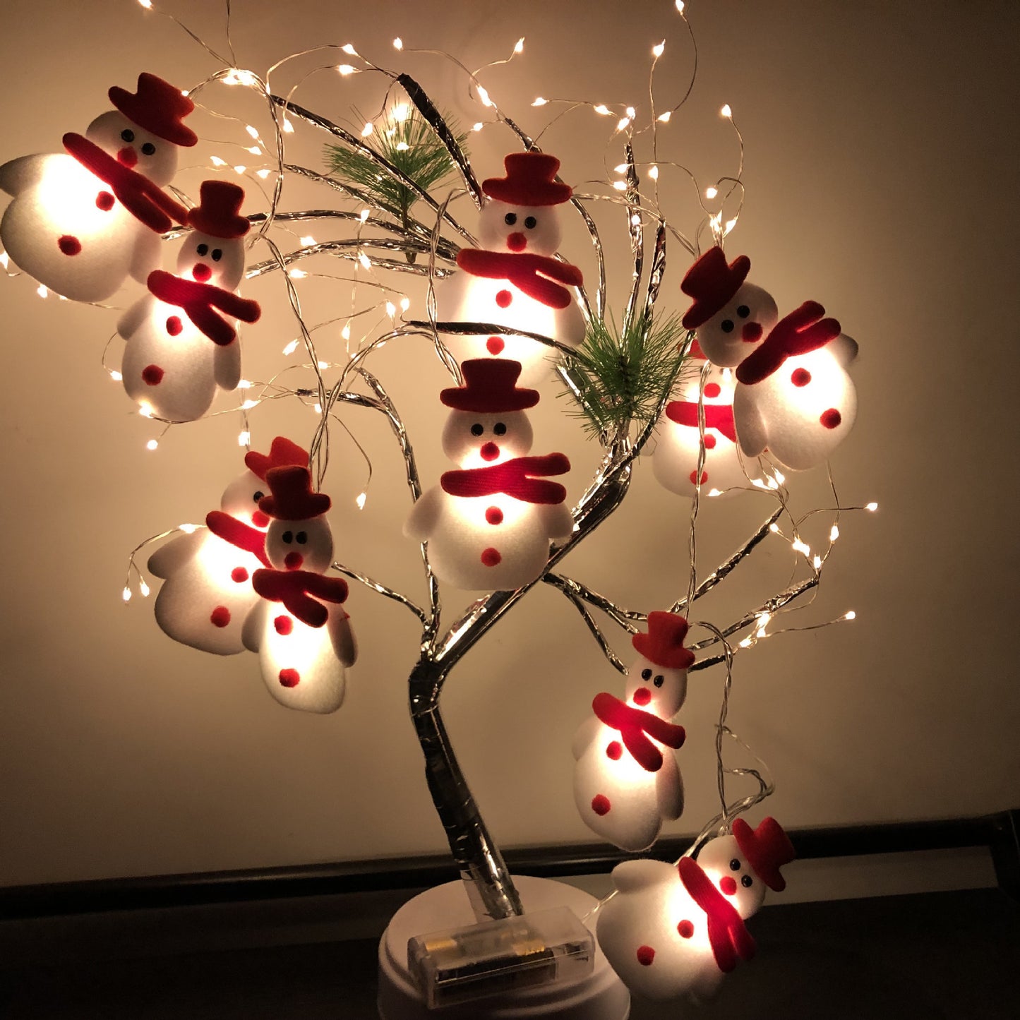 Christmas Snowman LED Garland – Spark Joy at Home