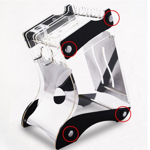 Transparent Acrylic Knife Holder Stand – Stylish Kitchen Organization Rack