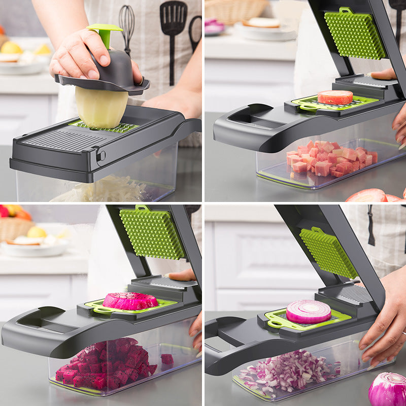 Vegetable Cutter Slicer Dicer Set – All-in-One Kitchen Tool for Healthy Meal Prep