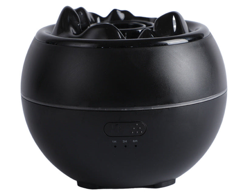 Ultrasonic Flame Humidifier – Essential Oil Diffuser for Home & Workspace