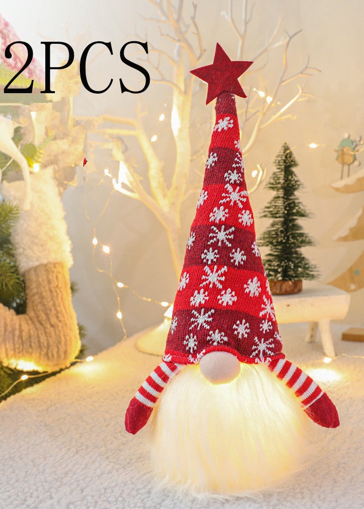 Nordic Christmas Gnome Faceless Plush Doll – Trendy Festive Home Decoration