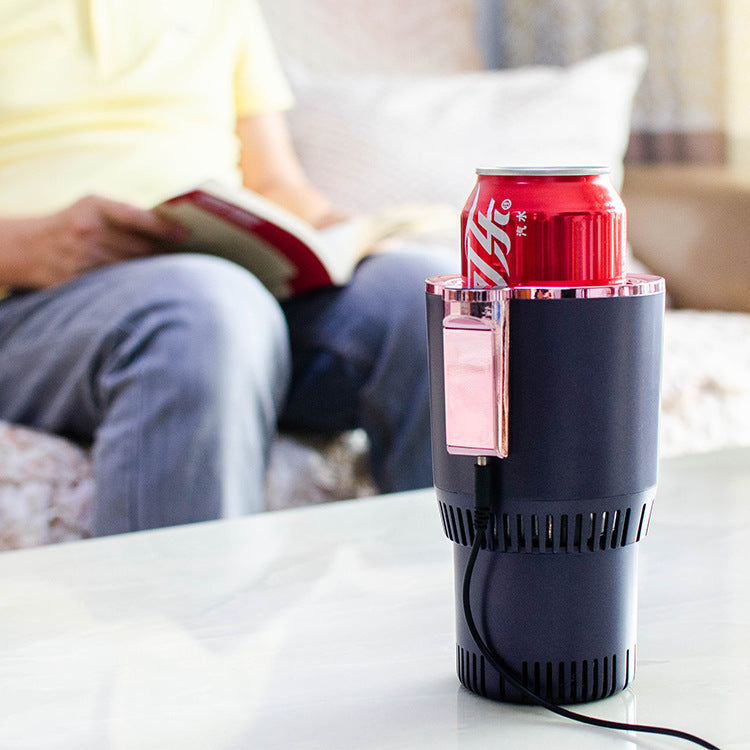 2-in-1 Car Cup Warmer & Cooler – Smart 12V Drink Holder for Hot & Cold Beverages