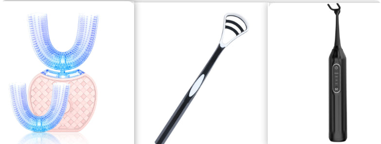 Hands-Free Electric Toothbrush – 360° U-Shape Cleaner for Whiter Teeth