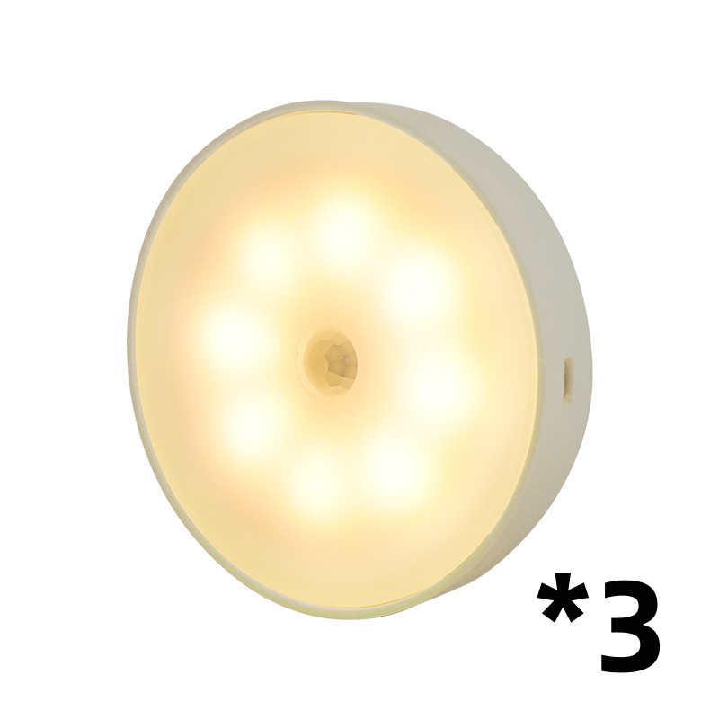 Wireless USB Motion Sensor Light – Rechargeable LED Puck Light