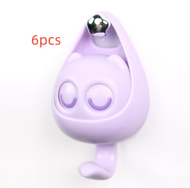 Playful Cat Coat Hook for Keys, Scarves, and Hats