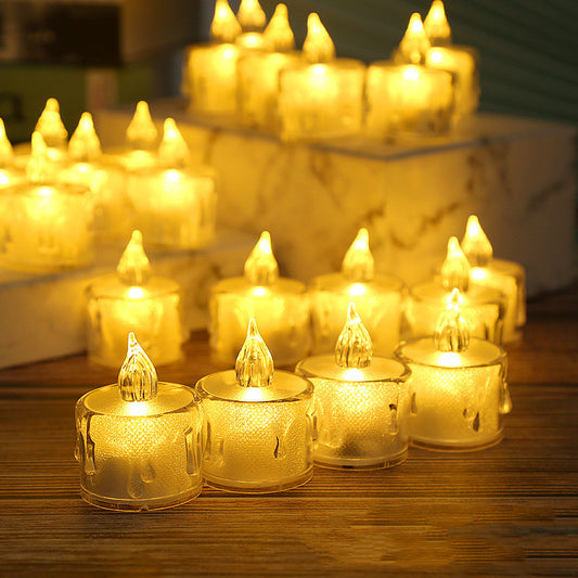 LED Tea Light Candle Set – Flickering Flameless Lights |Holiday Decoration